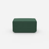Pouf di seduta in verde da davanti