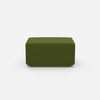 Pouf di seduta in verde da davanti