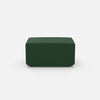 Pouf di seduta in verde da davanti
