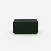 Pouf di seduta in verde da davanti