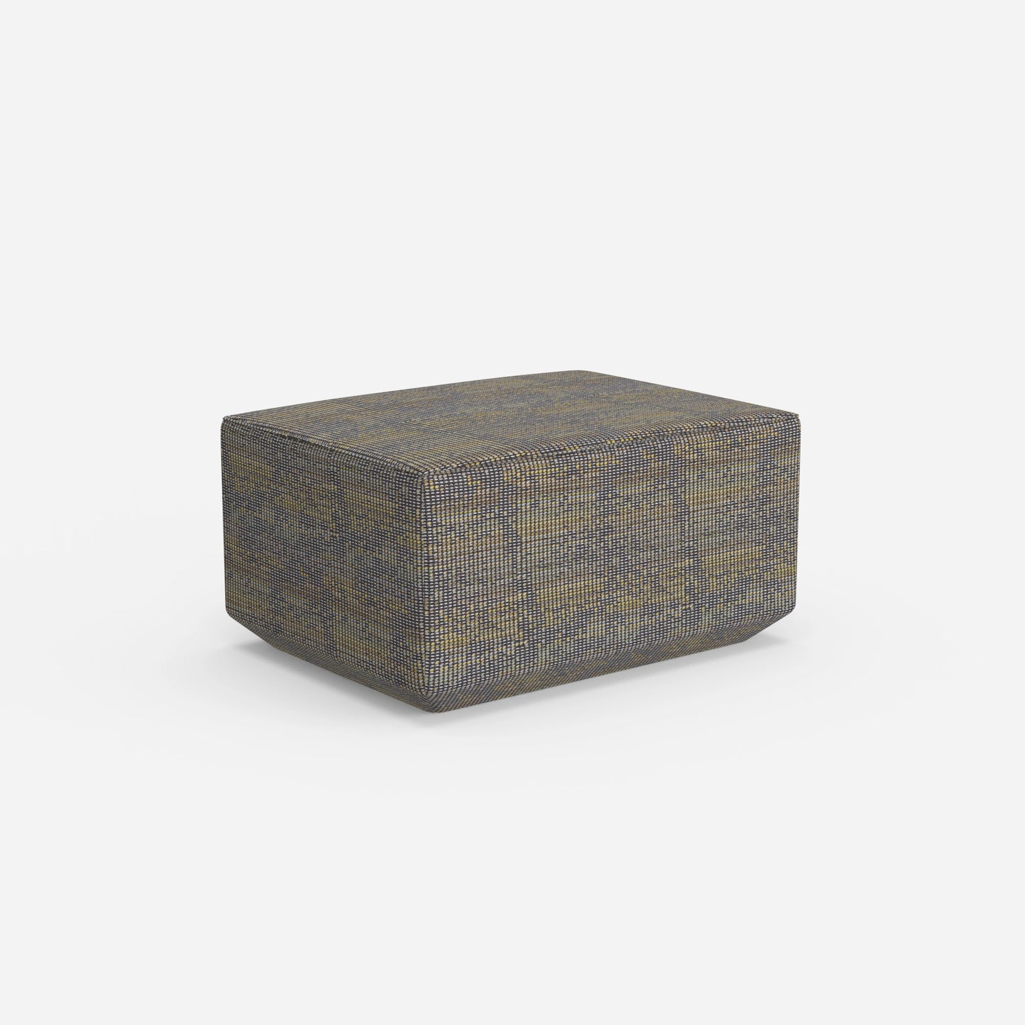 Pouf di seduta in verde da dietro