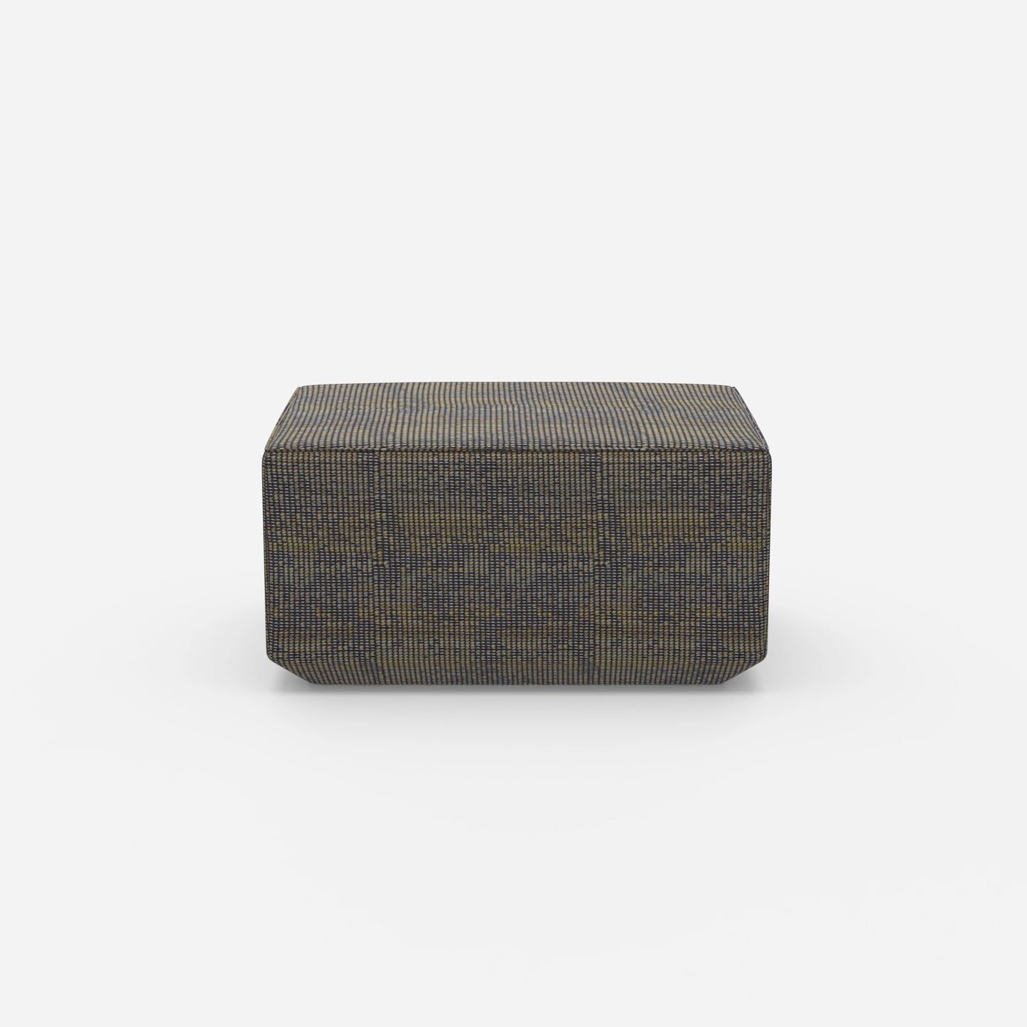 Pouf di seduta in verde da davanti