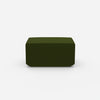Pouf di seduta in verde da davanti