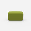 Pouf di seduta in verde da davanti